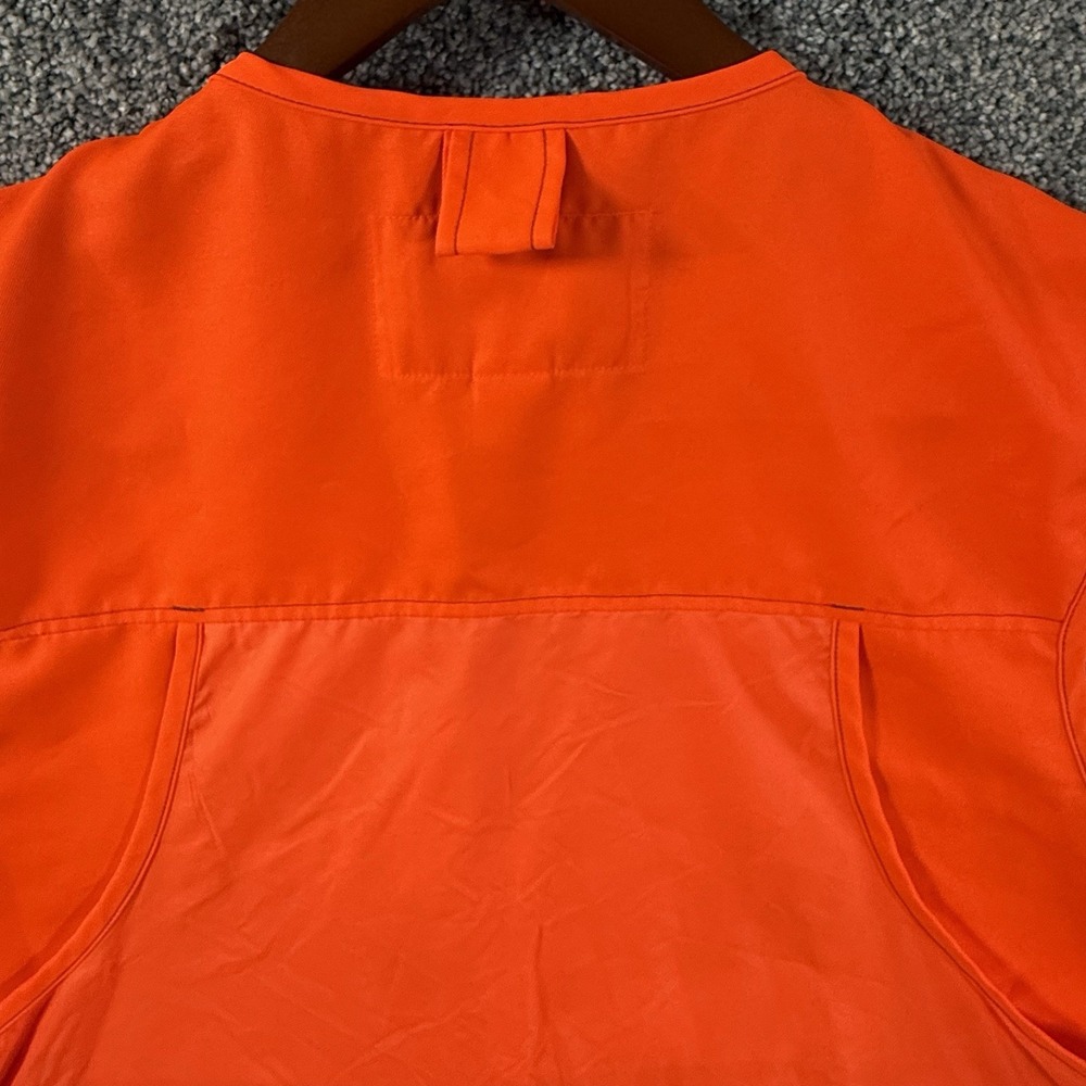 Gamehide Hunting Vest Adult Large Blaze Orange Shell Holder Zip Front Men - Picture 10 of 14